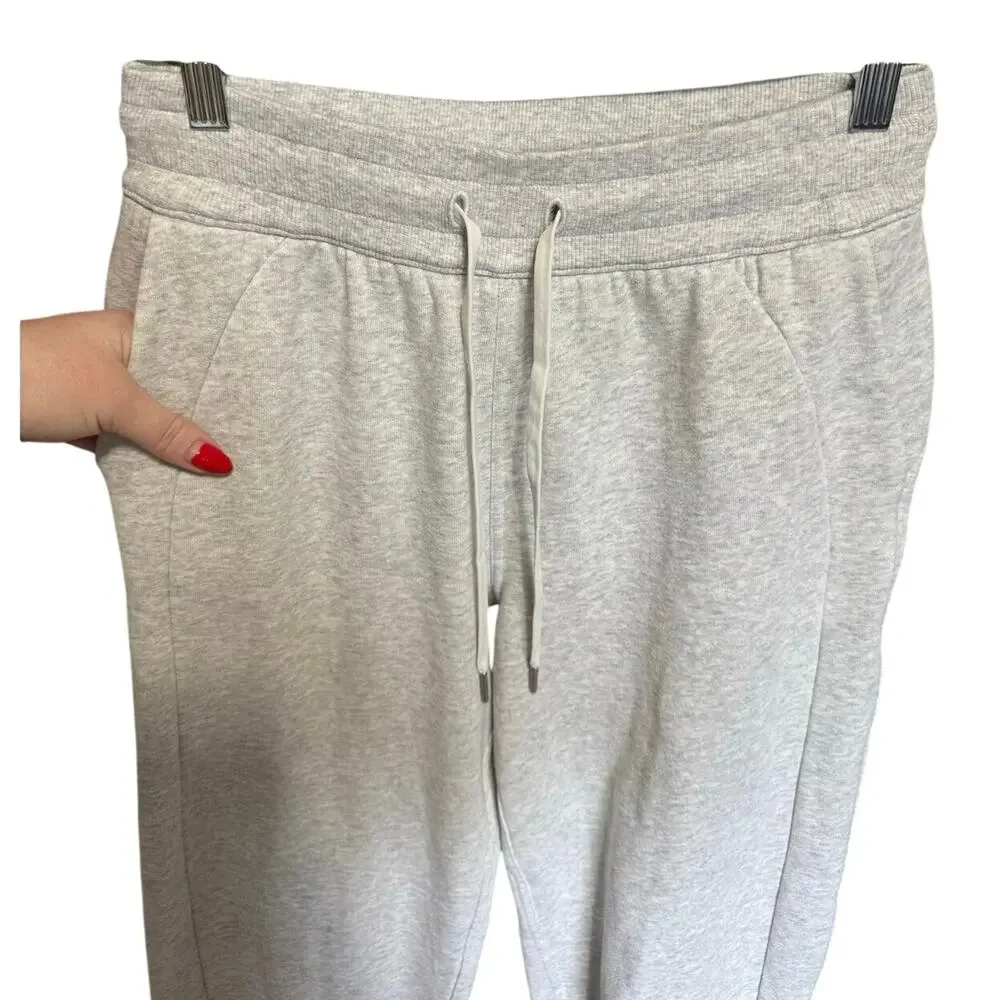 Lululemon Soft Jersey Classic Fit Mid-Rise Jogger Heathered Grey Size 8
